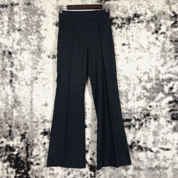 Spanx Ponte Flare Pants Womens Size Extra Small Black Stretch Spanxsmooth - Picture 1 of 11